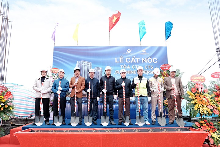 lễ cất nóc sunshine riverside