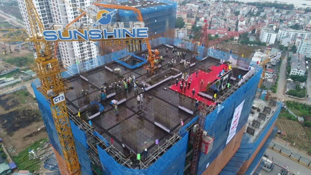 Toàn cảnh lễ cất nóc dự án sunshine riverside